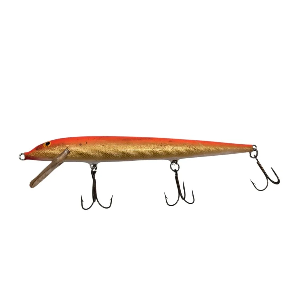 RAPALA 18 GFR Magnum Gold Fluorescent Red Floating Fishing Lure 7